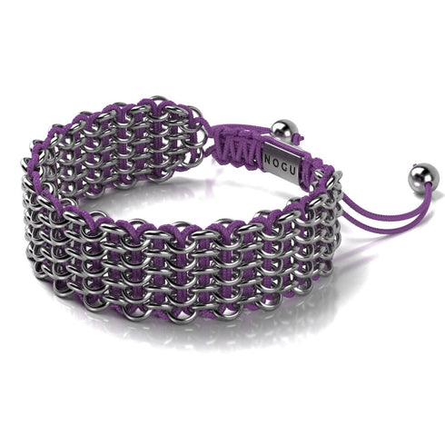 Liens Bonobos | Bracelet Kismet de luxe | Violet x Argent